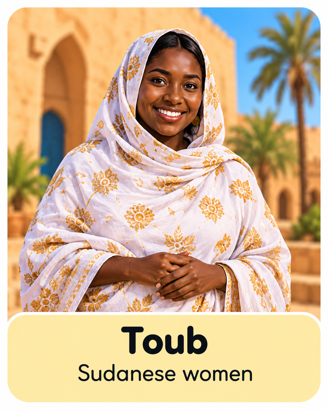 Sudanese women - toub